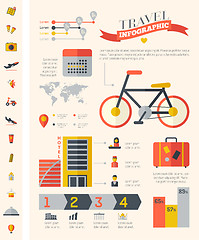 Image showing Travel Infographic Template.