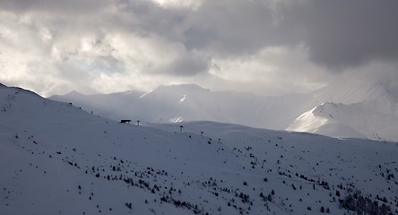 Image showing Skiing