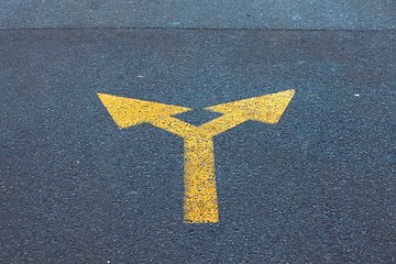 Image showing Arrow sign