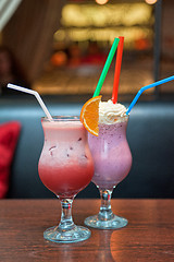 Image showing cocktails milkshake