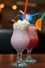 Image showing cocktails milkshake