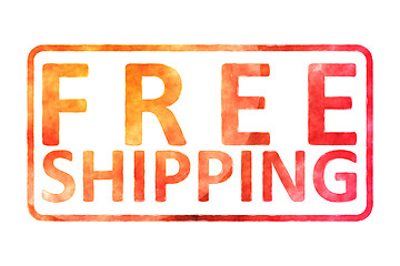 Image showing free shipping