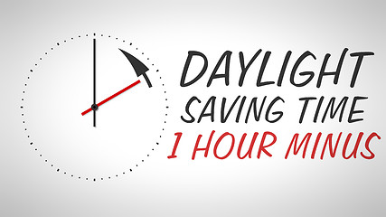 Image showing daylight saving time
