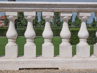 Image showing Baroque balustrade