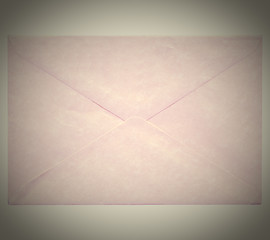 Image showing Retro letter envelope