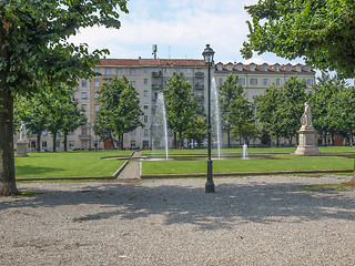 Image showing Balbo park in Turin Italy