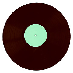 Image showing Retro look Vinyl record