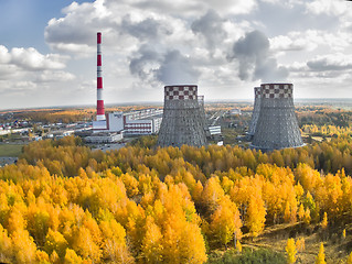 Image showing Combined heat and power factory. Tyumen. Russia