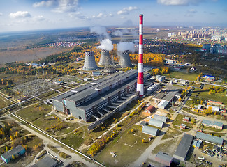 Image showing Combined heat and power factory. Tyumen. Russia