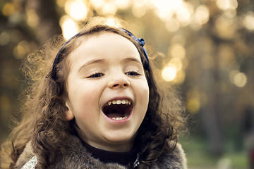 Image showing Happy Little girl