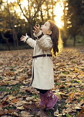 Image showing Happy Little girl