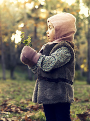 Image showing Happy Little girl