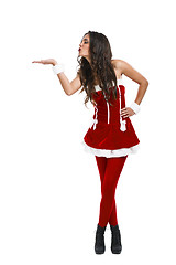 Image showing Santa Woman