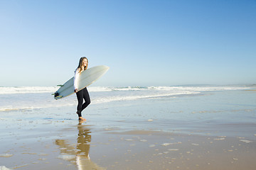 Image showing Surfer Girl