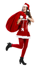 Image showing Santa Woman