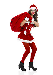 Image showing Santa Woman