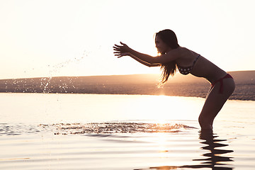 Image showing Surfer Girl