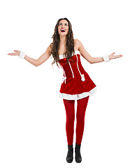 Image showing Santa Woman