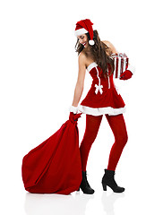 Image showing Santa Woman