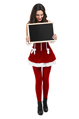 Image showing Santa Woman