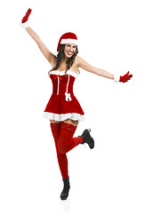 Image showing Santa Woman