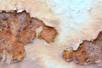 Image showing Grunge metal background