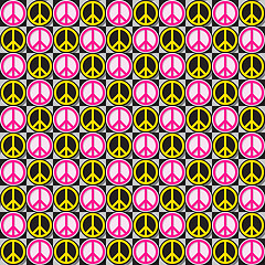 Image showing Flower Power pattern