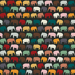 Image showing Elephants texture