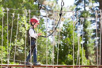 Image showing kid at adventure park