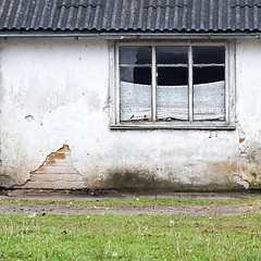 Image showing wall with window background