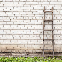 Image showing weathered brick wall background