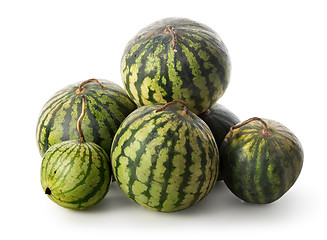 Image showing Heap of watermelons