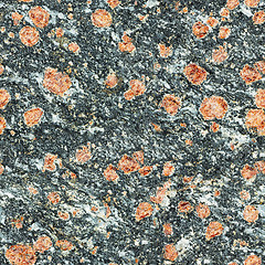 Image showing Seamless texture - surface of natural stone with red spots