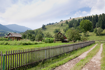 Image showing Carpathian village