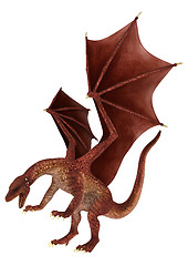 Image showing Pouncing Red Dragon