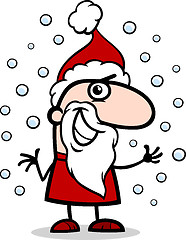 Image showing santa claus cartoon illustration