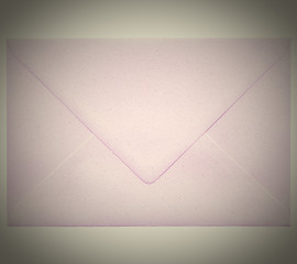 Image showing Retro letter envelope