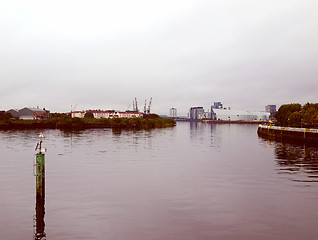 Image showing Retro look River Clyde
