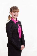 Image showing Portrait of a girl manager