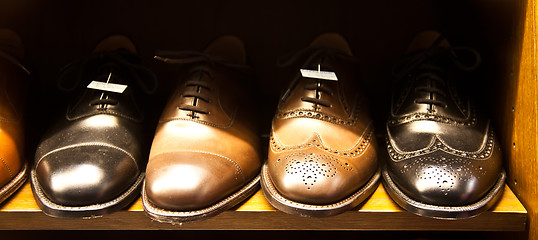 Image showing Luxury Italian shoes