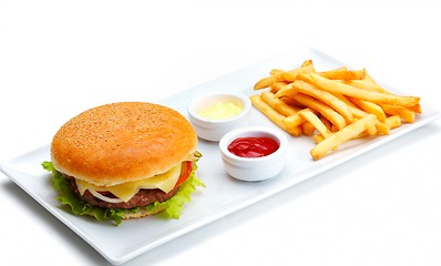 Image showing hamburger