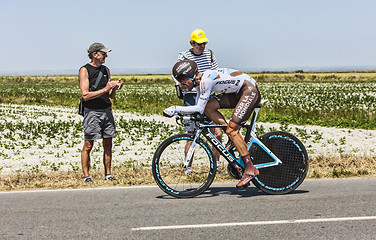 Image showing The Cyclist Christophe Riblon