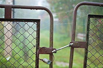 Image showing old gate