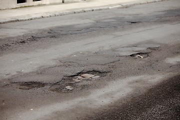 Image showing Potholes