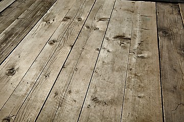 Image showing Wood deck