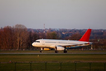 Image showing Plane landing