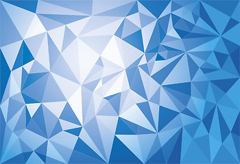 Image showing Abstract modern geometric polygonal background