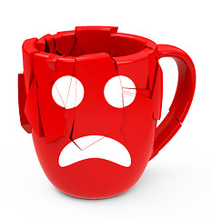 Image showing the angry cup