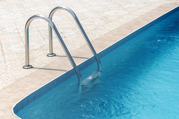 Image showing Swimming pool in the sun