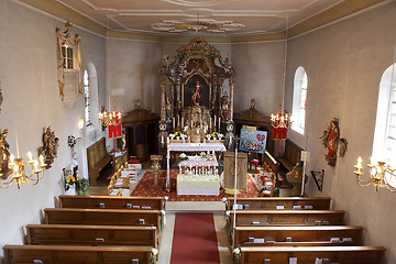 Image showing Holy candles at the communion